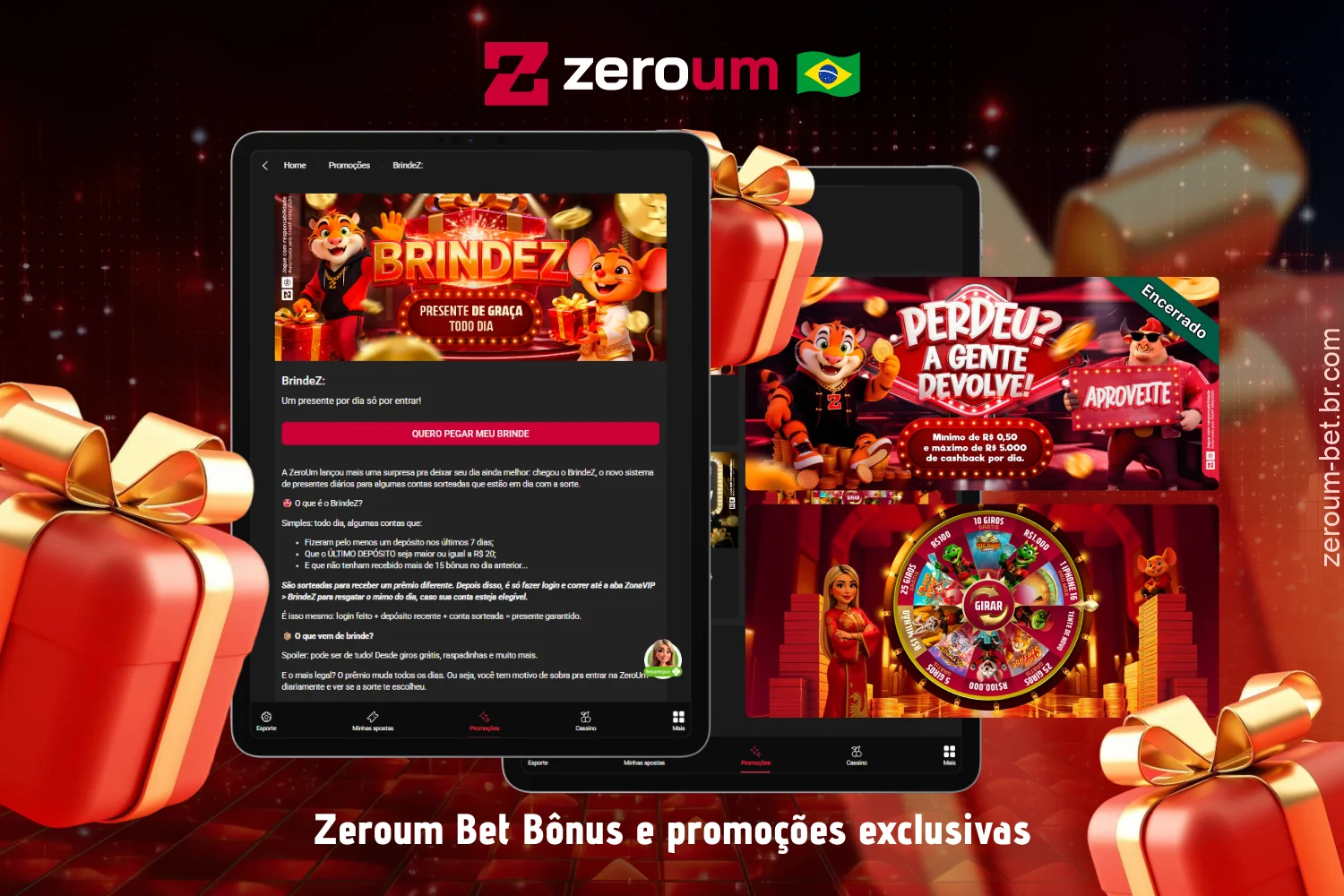 O cassino Zeroum Bet oferece várias promoções para jogadores novos e existentes do Brasil